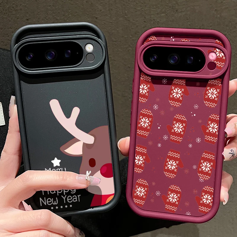 Funda blanda con diseño navide - Google Pixel 9 Pro reseña y precio
