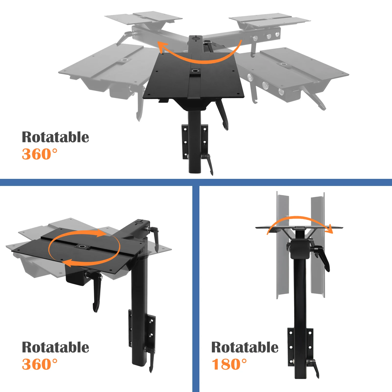 أرجل طاولة RV قابلة للطي على الجانب، يمكن تخزينه ضد الحائط، 360 درجة ° تصميم دوار، قابل للفصل، شحن سريع محلي، توصيل مجاني. #6