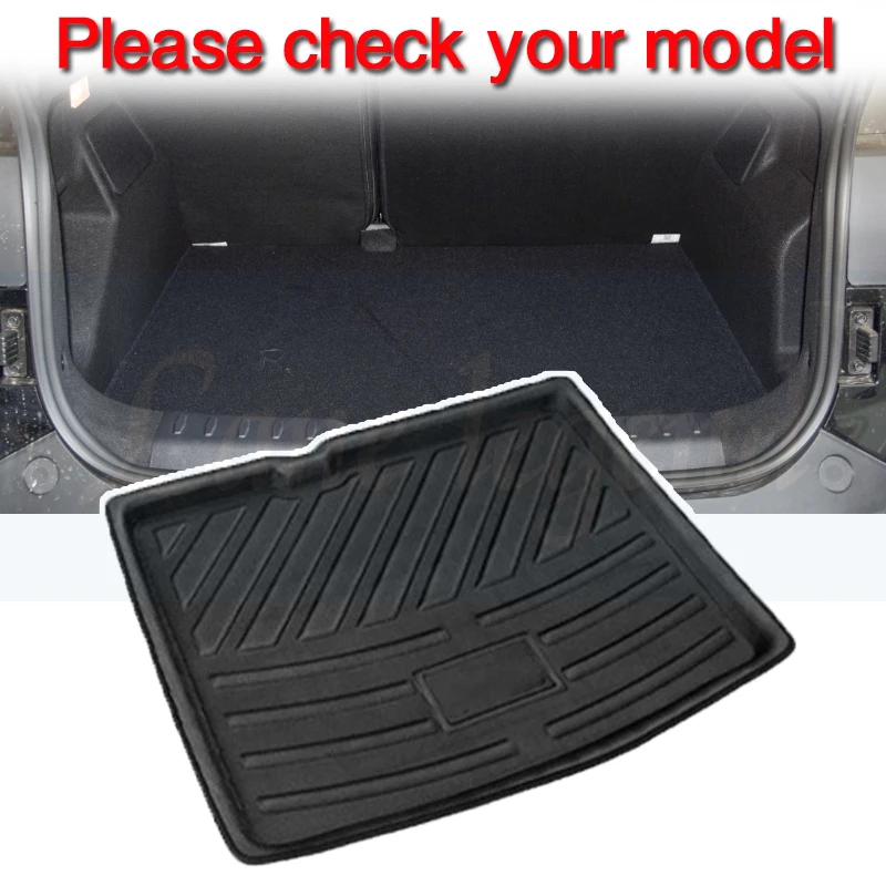 Car Tray Boot Liner Cargo Rear Trunk Cover Matt Mat Boot Liner Floor Carpet Mud Non-slip For brilliance V3 2015-2020 2017 2018