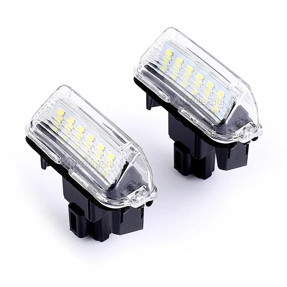 2pcs LED Car License Plate Light For Toyota Corolla Camry Auris Prius Vios Yaris EZ Proace Esquire Canbus Rear Tail Number Lamp