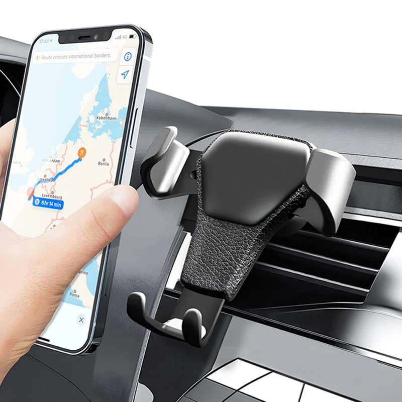 Gravity Auto Phone Holder Car Air Vent Clip Mount Mobile Phone Holder Cell Smart Phone Stand Support For IPhone Samsung Xiaomi