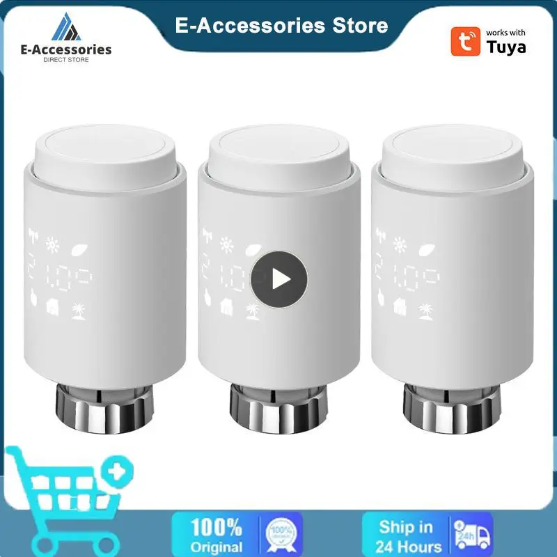 

Tuya Smart Radiator Actuator TRV Programmable Thermostatic Radiator Valve Temperature Controller Support Alexa M28 M30