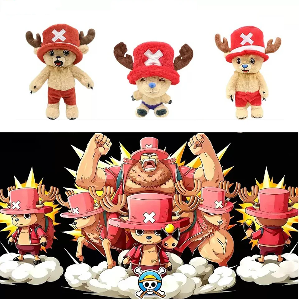 

NEW One Piece Chopper Plush Toy Cute Cartoon Anime Movie Merchandise 20-26cm Plush Doll Perfect As A Festive Birthday Gift@