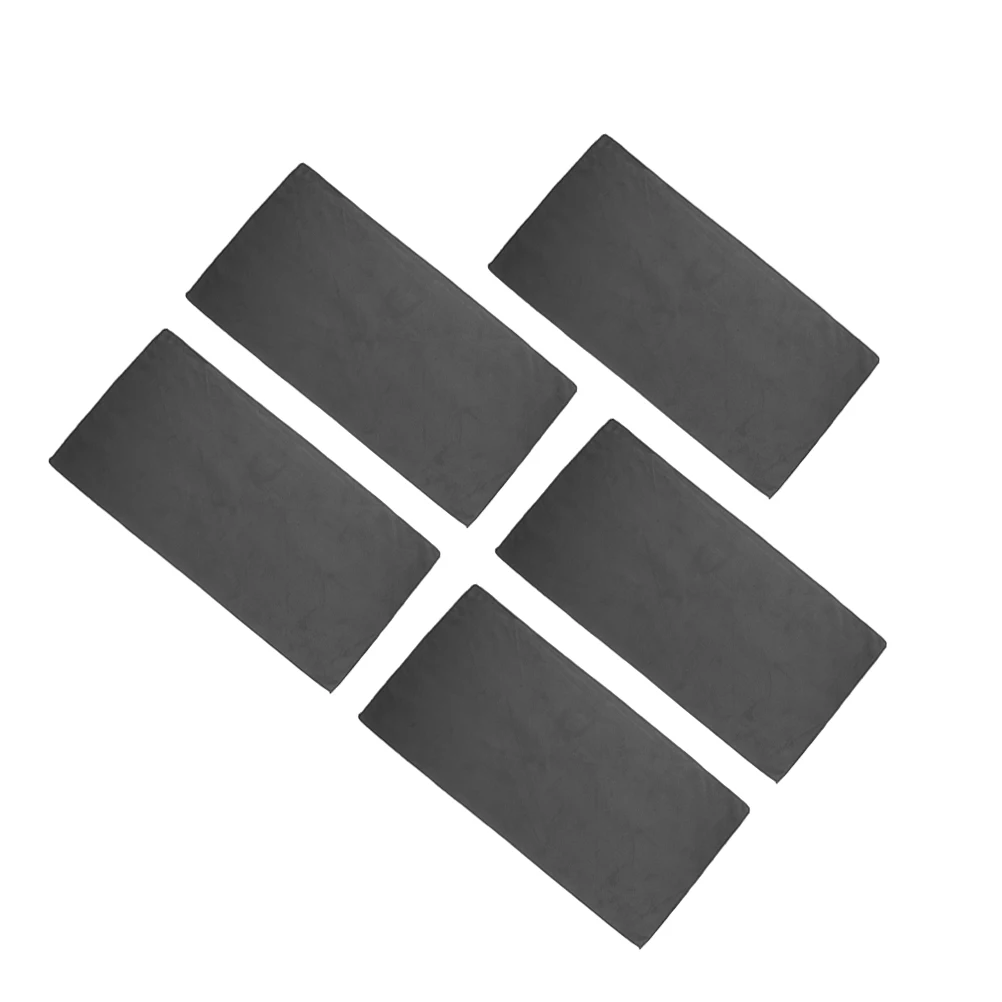 

5Pcs Super Absorbent Car Wash Towels Double Sided Suede 30x60cm Quick Drying Car Detailing Cloth Auto Cleaning Supplies Reusable