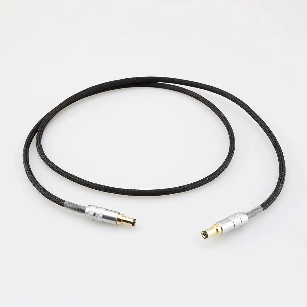 Hifi 2x23AWG посеребренный кабель питания постоянного тока GX16-2 Pin до 5,5*2,5/2,1 мм AC/DC фонокорректор линейный выходной кабель питания