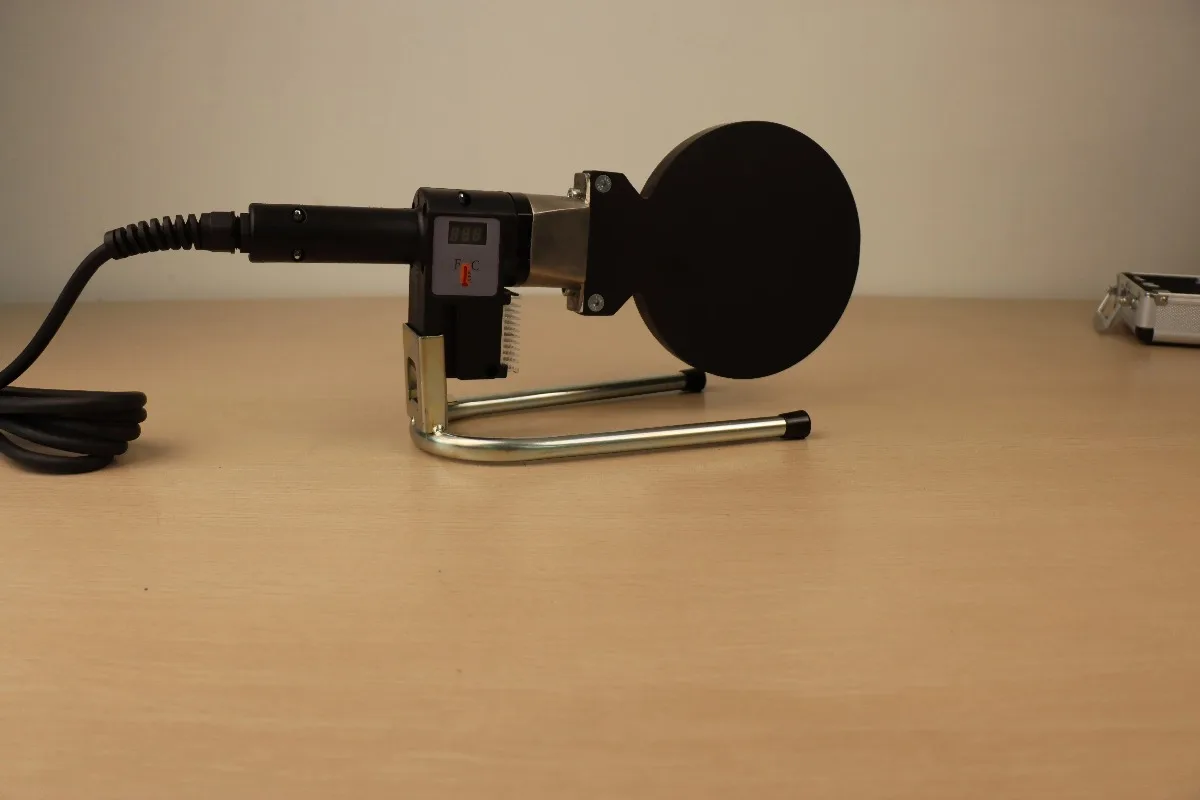 

Портативный аппарат для сварки пластиковых труб PPH/PVDF, 160/200 мм, с тефлоновым покрытием, электронным контролем температуры