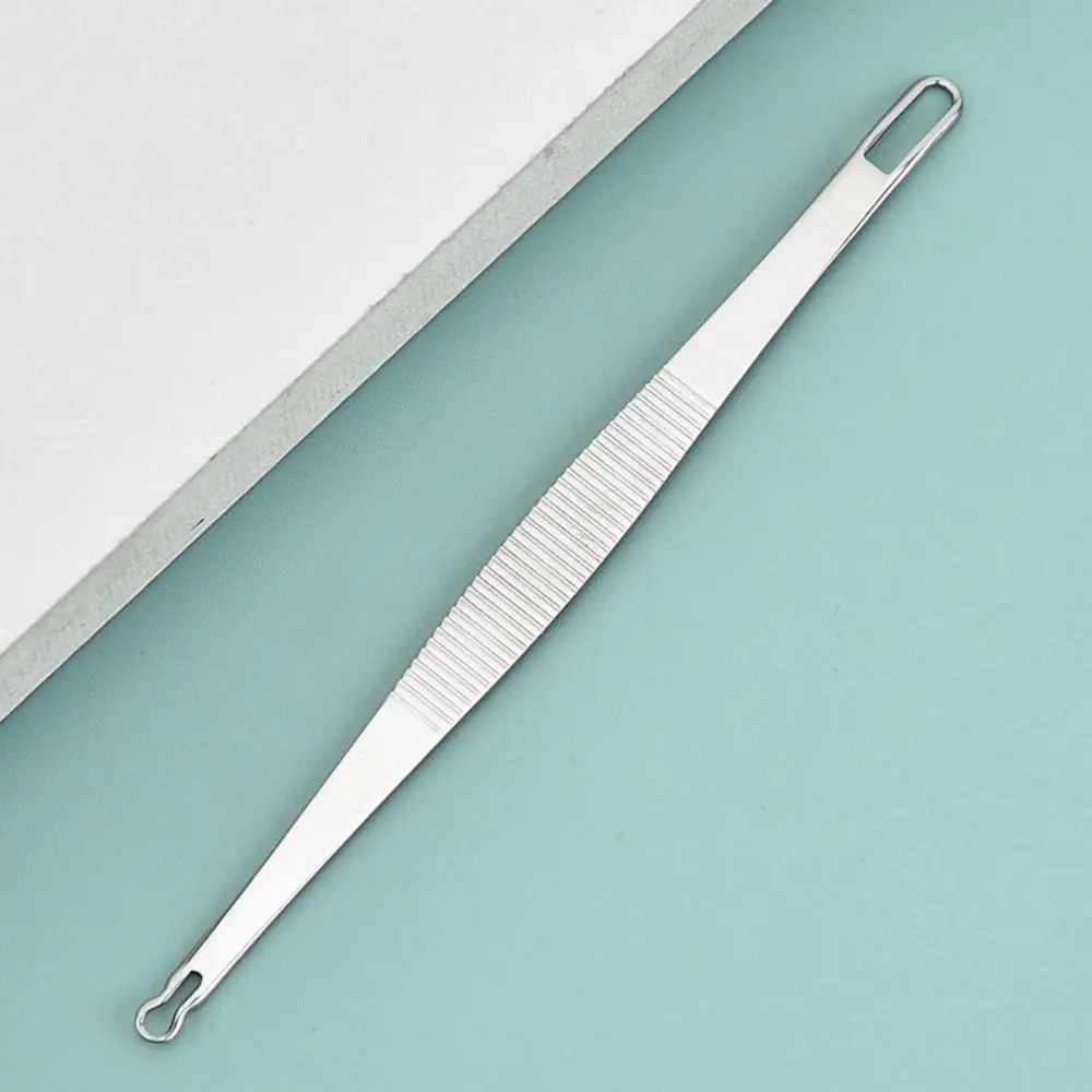 Duurzame roestvrijstalen mee-eter extruder gebogen hoge harde mee-eter verwijderaar Dual-head acne naald gezicht huidverzorging