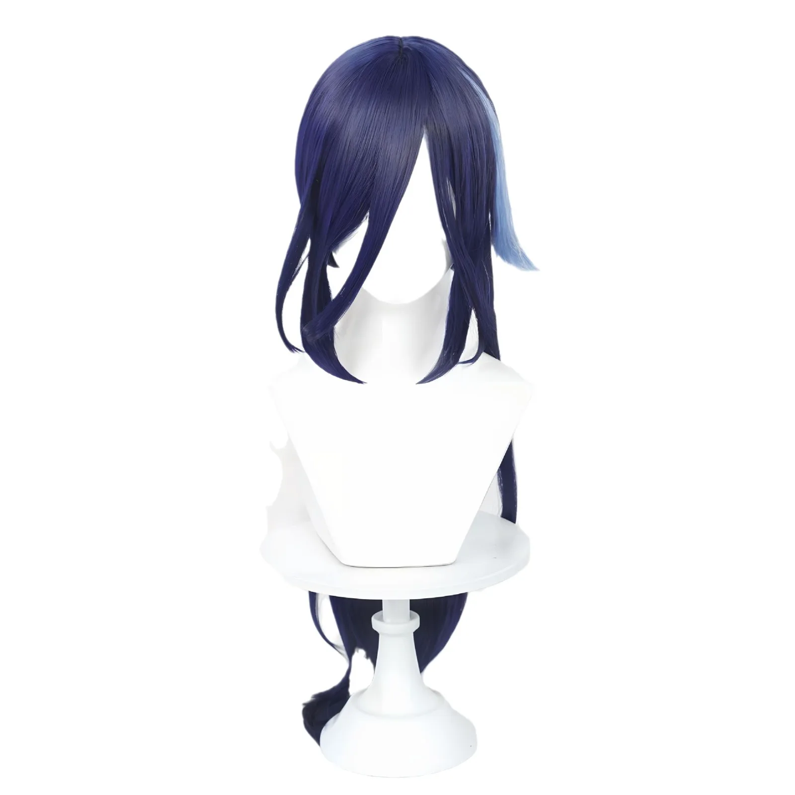 Peluca sintética ondulada larga para mujer, disfraz de Cosplay, fiesta, fibra resistente al calor, cuero cabelludo Natural, pelo superior