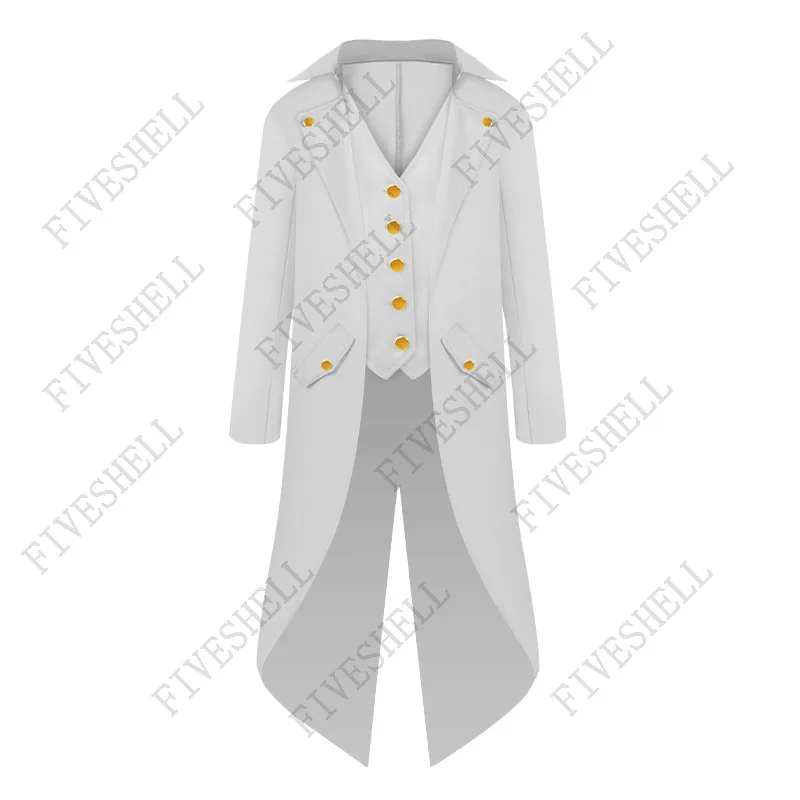 Middeleeuwse Kid Jongen Victoriaanse Kostuum Smoking Gentlema Tailcoat Gothic Steampunk Trenchcoat Japon Outfit Overjas Uniform Voor Jongen