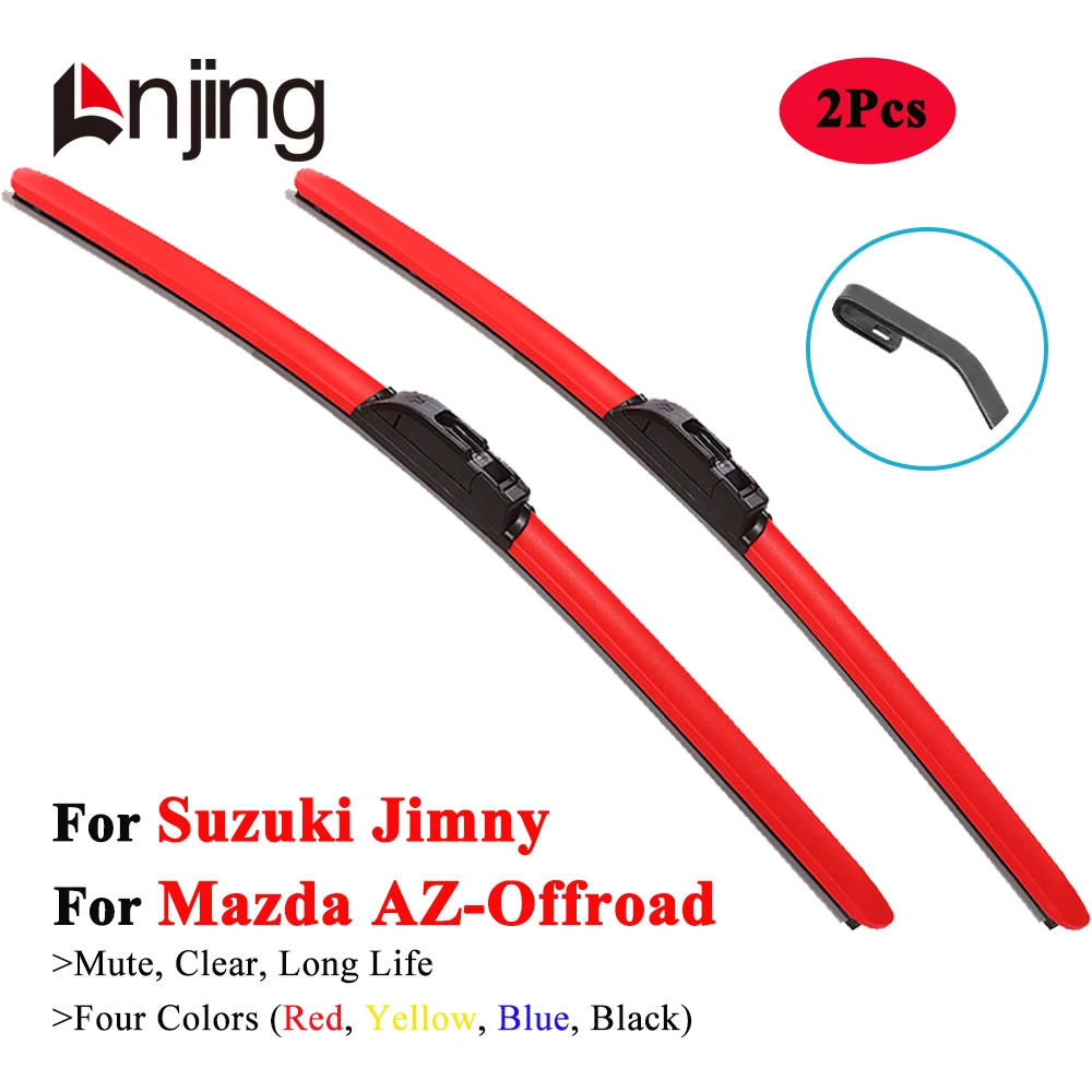 

LNJING Colorful Wiper Blades For Suzuki Jimny Mazda AZ-offroad 1988 1995 2000 2005 2010 2012 2015 2018 2020 2021 2022 2023 2024