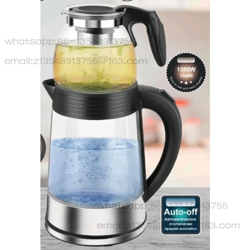 european-standard-household-double-layer-glass-kettle-fast-boiling-turkish-mother-and-child-pot
