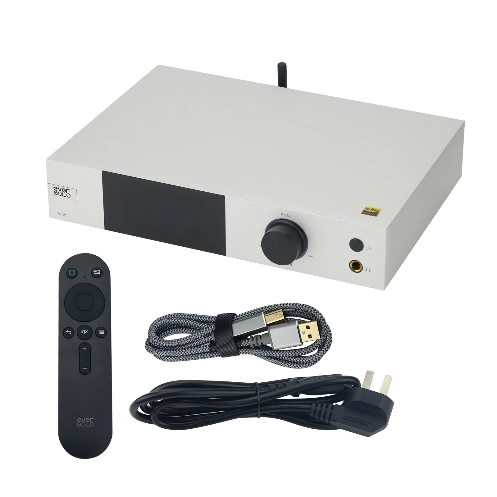 

Eversolo DAC-Z6 BT5.0 Dual ES9068AS USB ЦАП Усилитель для наушников Аудиоинтерфейс DSD512 PCM 768 кГц/32 бит