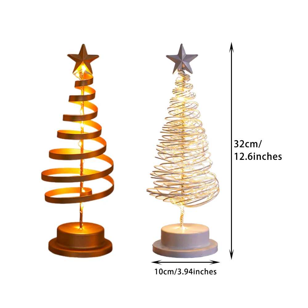 LED Christmas Tree Lights, Christmas Tree Ornaments, Holiday Decorative Lights, Room and Bedroom Decoration Small Lamp