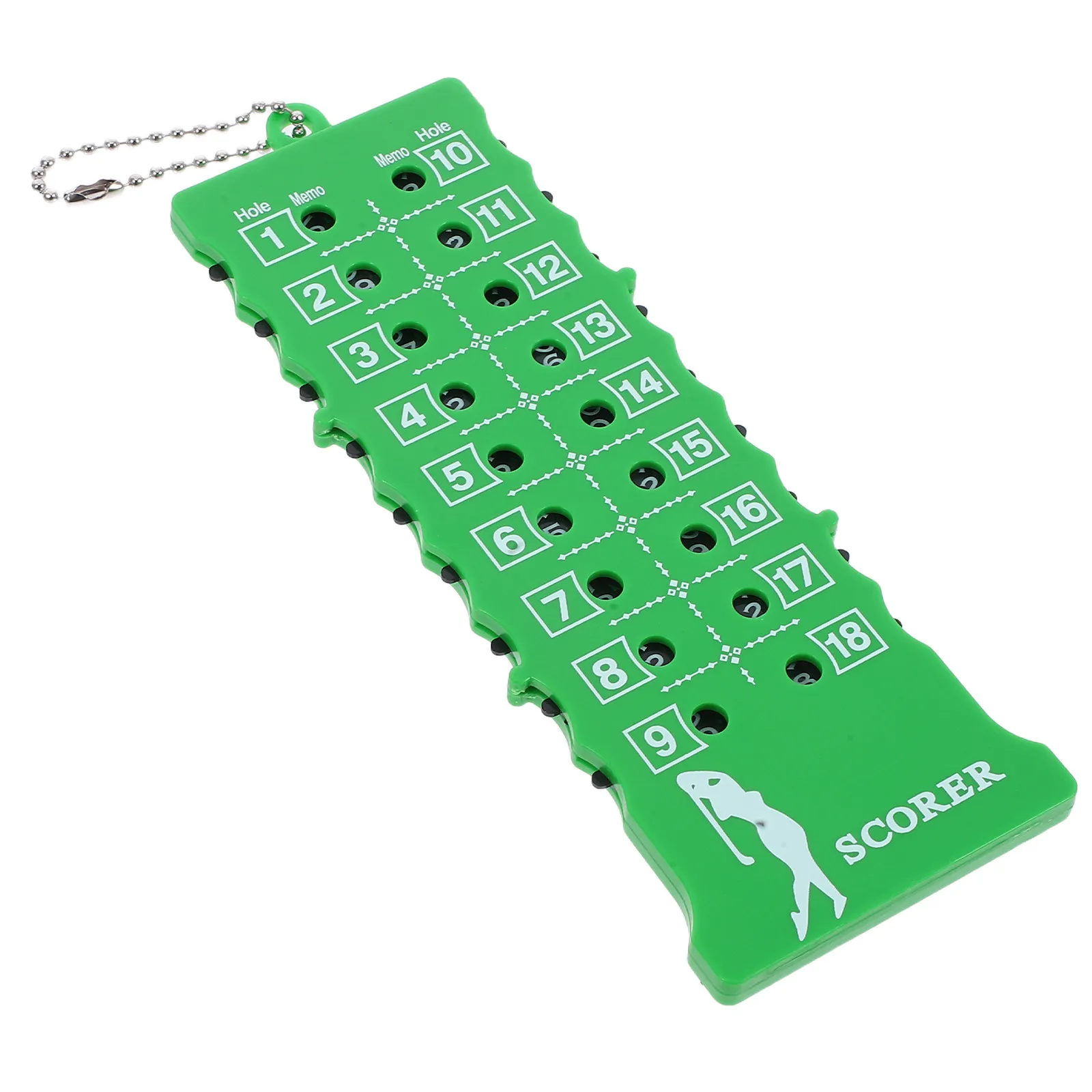 

Счетчик ударов для гольфа на 18 отверстий, компактный, портативный, легкий, для тренировок, практики, соревнований, использования на открытом воздухе, высокая точность