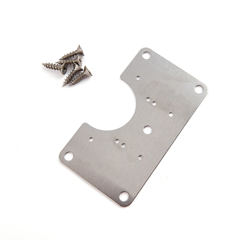 Hinge Repair Plate With Mounting Screws For Repairing Furniture Door Hinge Parts