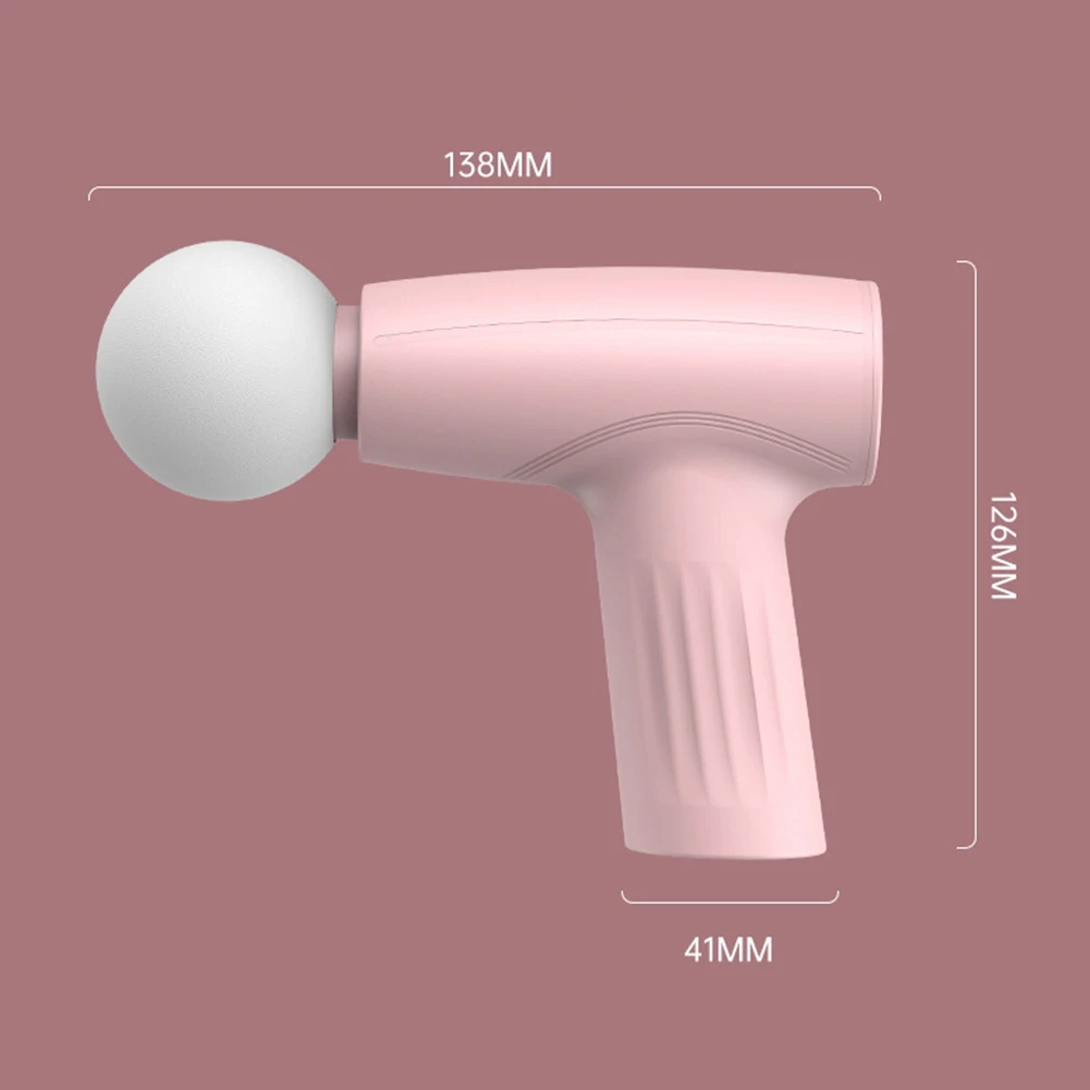 Muscle Mini Pink Massage Gun Deep Tissue Handheld Massage Gun Therapy Gun Fascia Gun Massagegun Massagers Handheld Deep Tissue