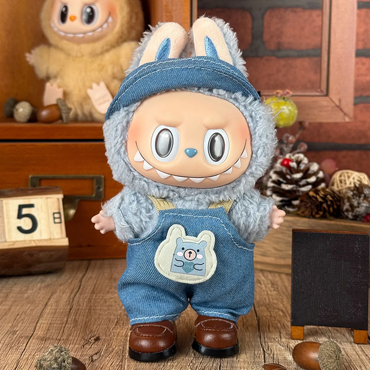 Милая мини-кукла, одежда, аксессуары для Labubu v1/v2, комплект одежды, украшение, детская игрушка в подарок