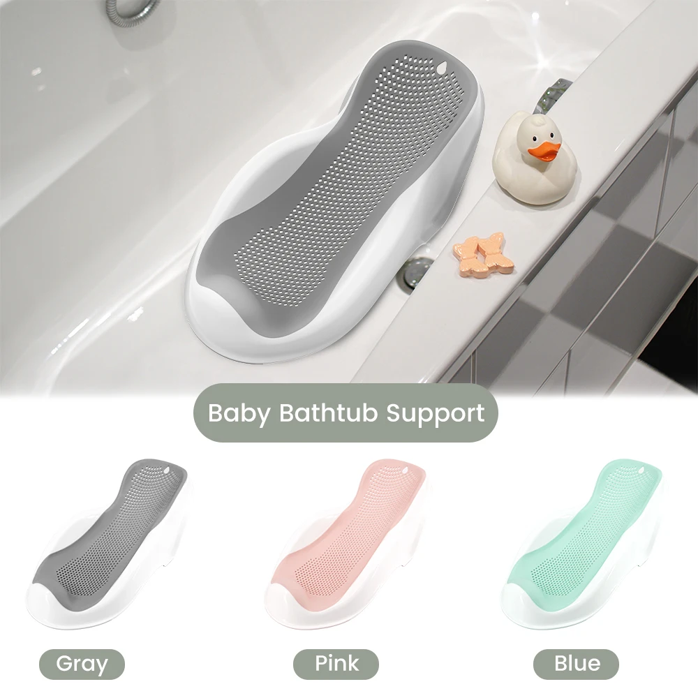 

Soft Baby Bath Support for Newborns - Ergonomic, Easy to Clean & Comfortable Anti-Slip Infant Bath Seat with Quick Drying Design