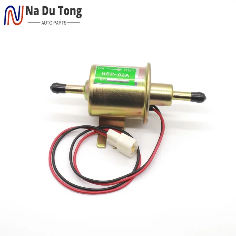 

Electric Fuel Pump HEP-02A Universal Diesel Petrol Gasoline 12V Low Pressure For Most Car Carburetor Motorcycle ATV HEP02A