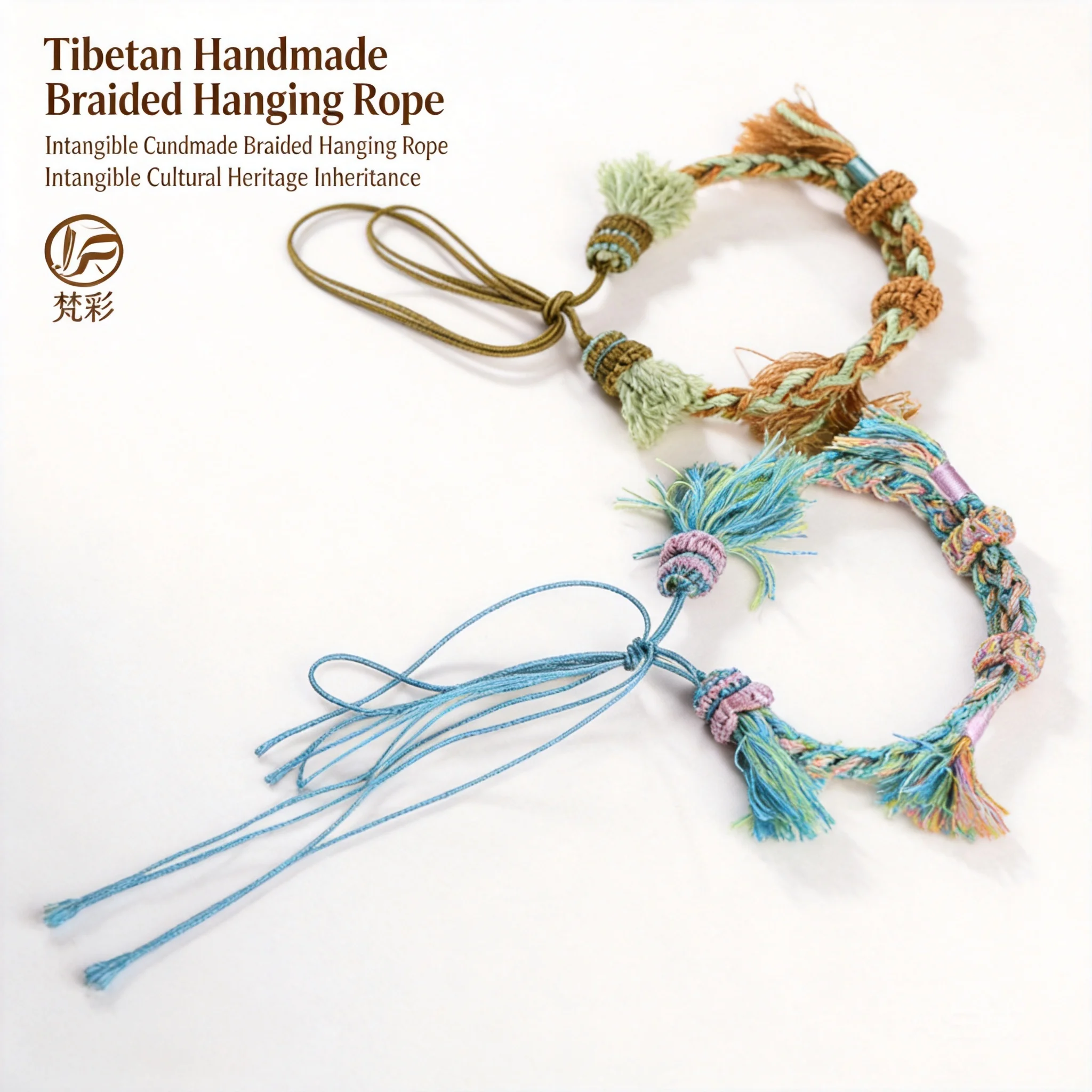 Chinese Style Tibetan Lucky Hand Braided Cotton Cord Bracelet Semi Finished Diy Beaded Jewelry For Dzi Beeswax Crystal Good Luck