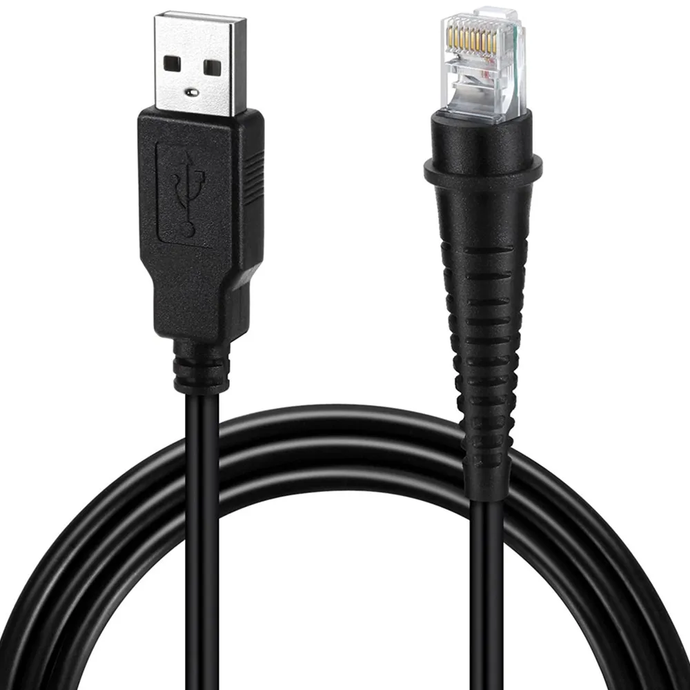 6FT USB to RJ50 Cable for Honeywell Metrologic BarCode Scanners MS5145, MS7120, MS9540, MS7180, MS1690, MS9590, MS9520