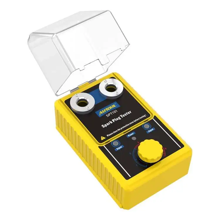 

Xtester-SPT101 Car Spark Plug Tester with Auto Adjustable Double Hole Detector Ignition Plug Analyzer 110V 220V for 12V Vehicles