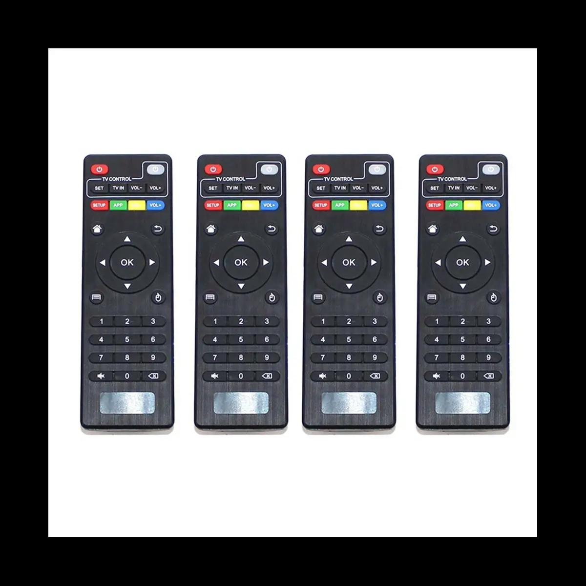 【Universal】 For -PRO MX9 M8 M9C H9 Infrared TV Replacement 4Pcs Portable Set-Top Box Remote Control