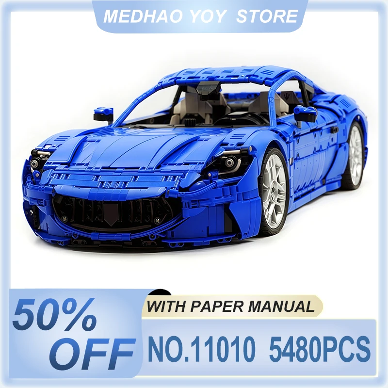 

Heavy Industry Reobrix Speed Sports Car Building Blocks MOC 11010 Technial Vehicle Model Bricks Puzzle DIY Toy Brithday Gift Kid