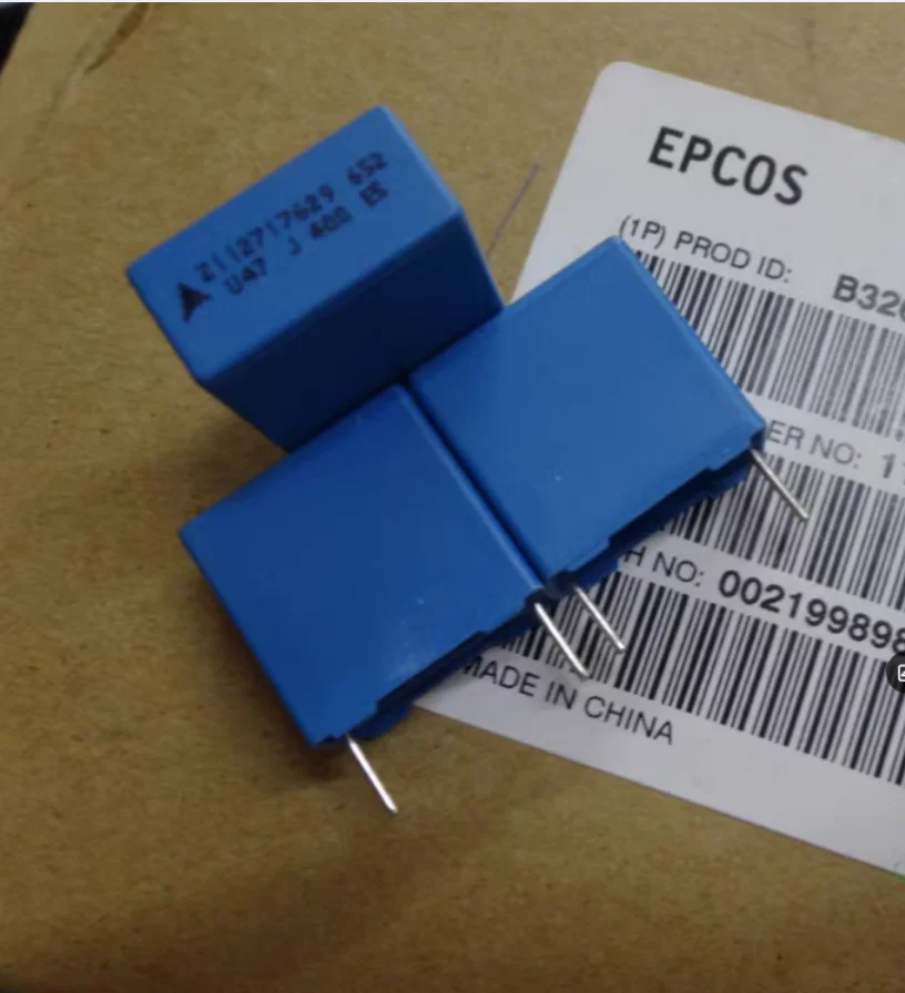 

10 шт./лот 0,47 мкФ/400 В 470nf 474j новый пленочный конденсатор 15 мм B32652A4474J 17,5 мм x 8,7 мм x 16,7 мм