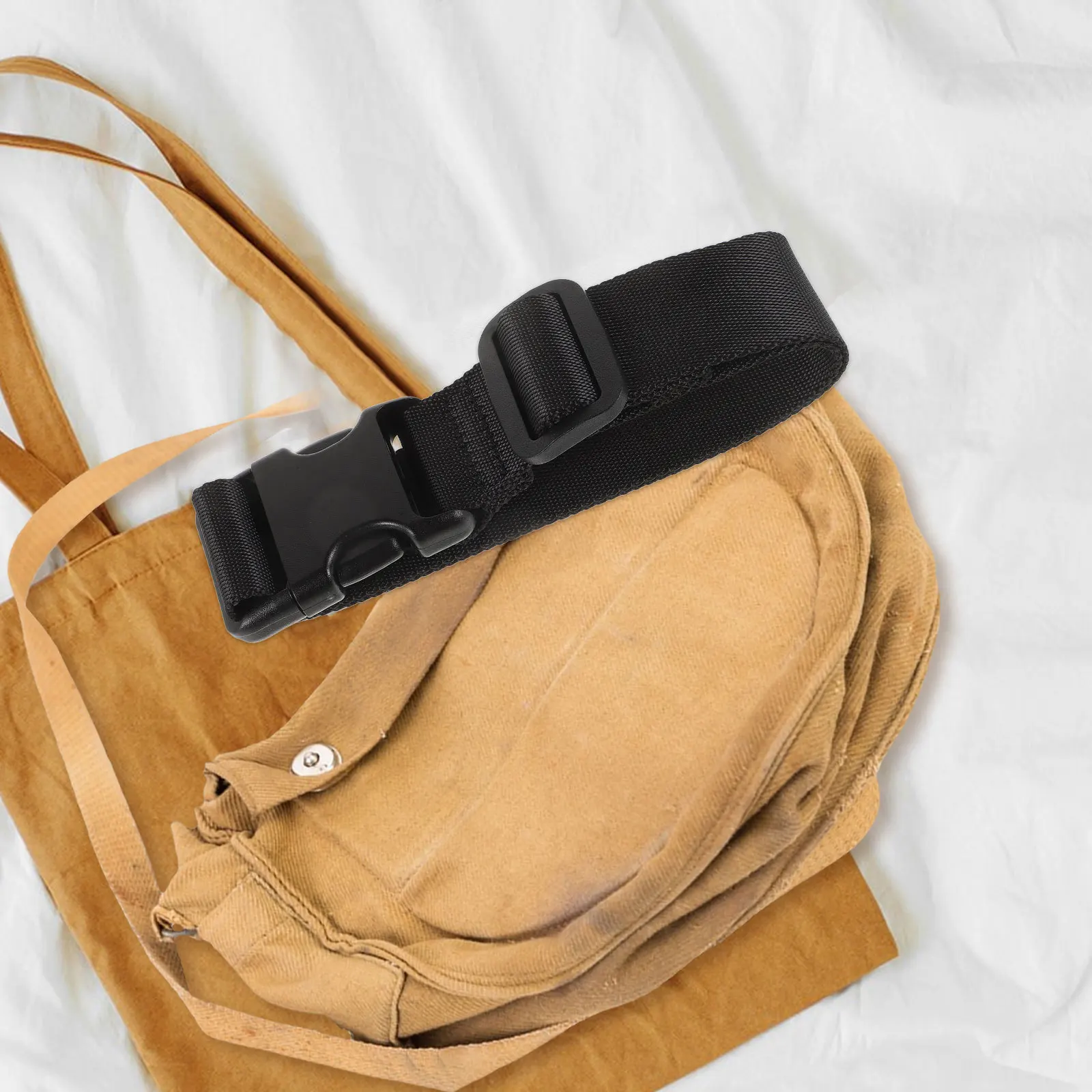 

Adjustable Shoulder Strap for Bags Black Purse Crossbody Replacement 120cm Extender Fashion Backpack Accessory Durable Material