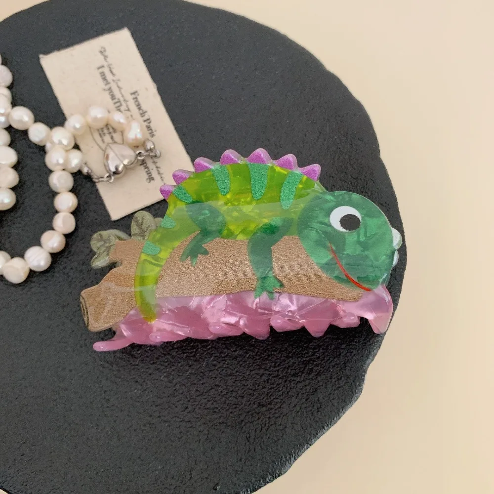 

Fashion Acrylic Koala Hair Claw Bear Sea Creature Animal Hair Clip Grab Clip Hair Accessories Big Shark Clip Female