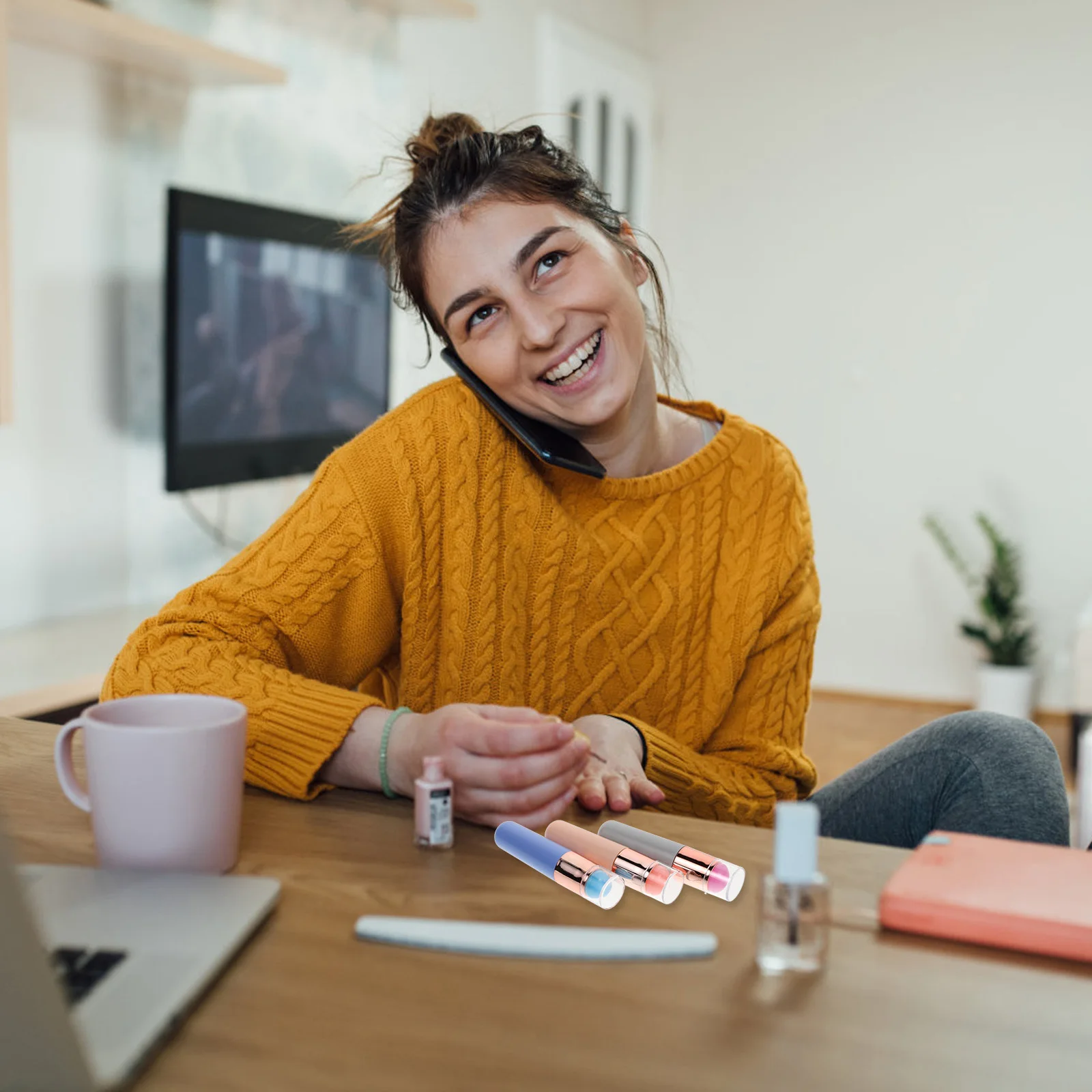 

3Pcs Silicone Nail Brushes for Gradient Effects Stamping Polish Application Durable Portable Cover Nail Painting Tool