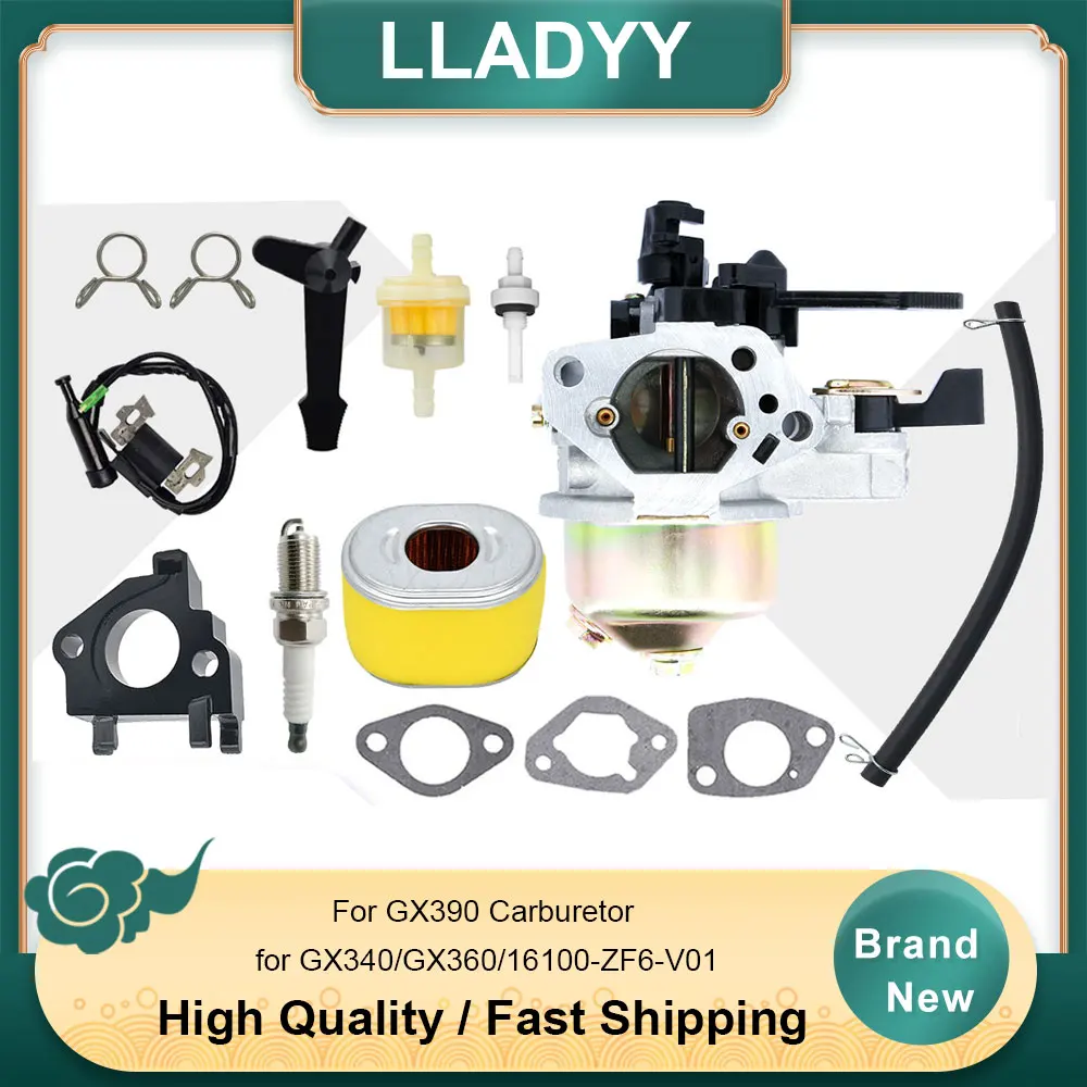 

Replacement Carburetor 16100-ZF6-V01 for Honda GX340 GX360 GX390 - 11HP 13HP