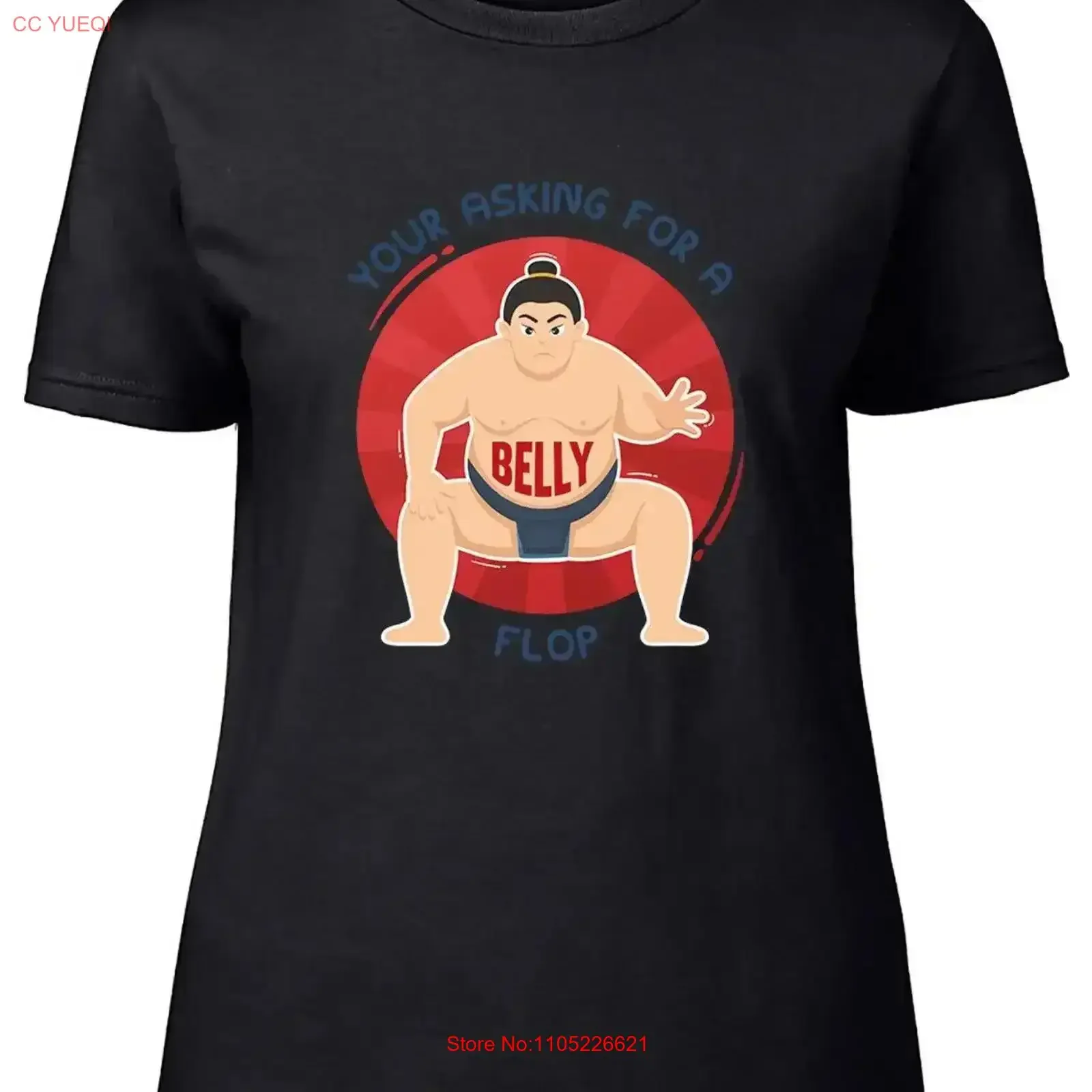 

Забавная женская футболка сумо Wrestler Your Asking for A Belly Flop, женская винтажная стираная мягкая растянутая слегка дизайнерская одежда