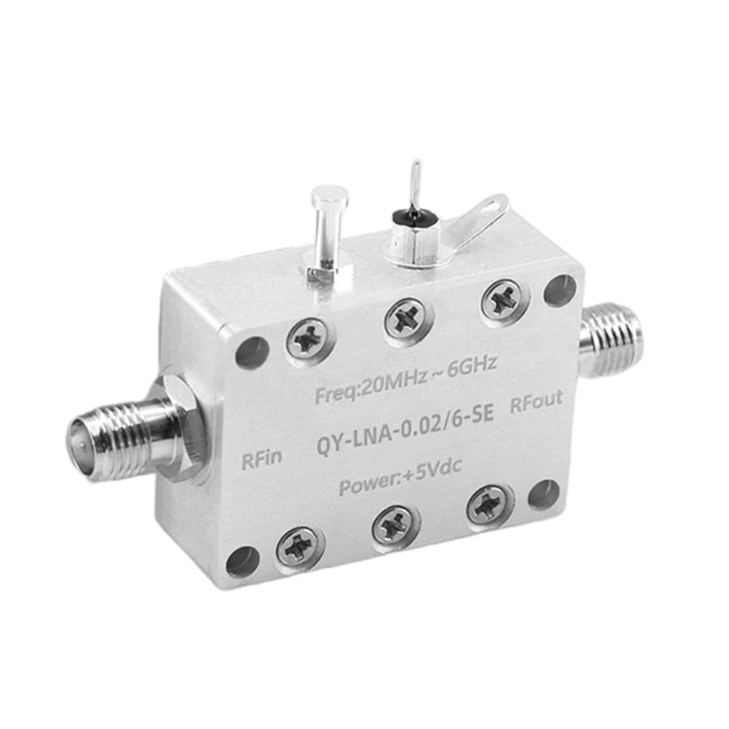 0.02 - 6Ghz LNA Low Noise Amplifier High Linear And High Gain RF Preamplifier With SMA Female Connector Replacement Spare Parts