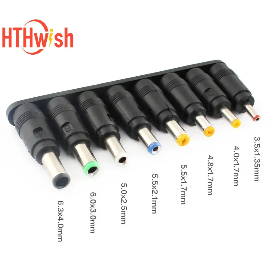 DC Connectors female Plug Kit DC Power Adapter Connector,TO 6.3 6.0 5.5 4.8 4.0 3.5mm 2.5 2.1 1.7 1.35mm Male Power Adaptor