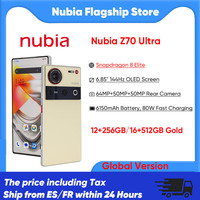 Nubia Z70 Ultra Smartphone 5G Snapdragon 8 Elite 6.85'' 144Hz OLED Display 6150mAh Battery 64MP Camera NFC IP69 Global Version