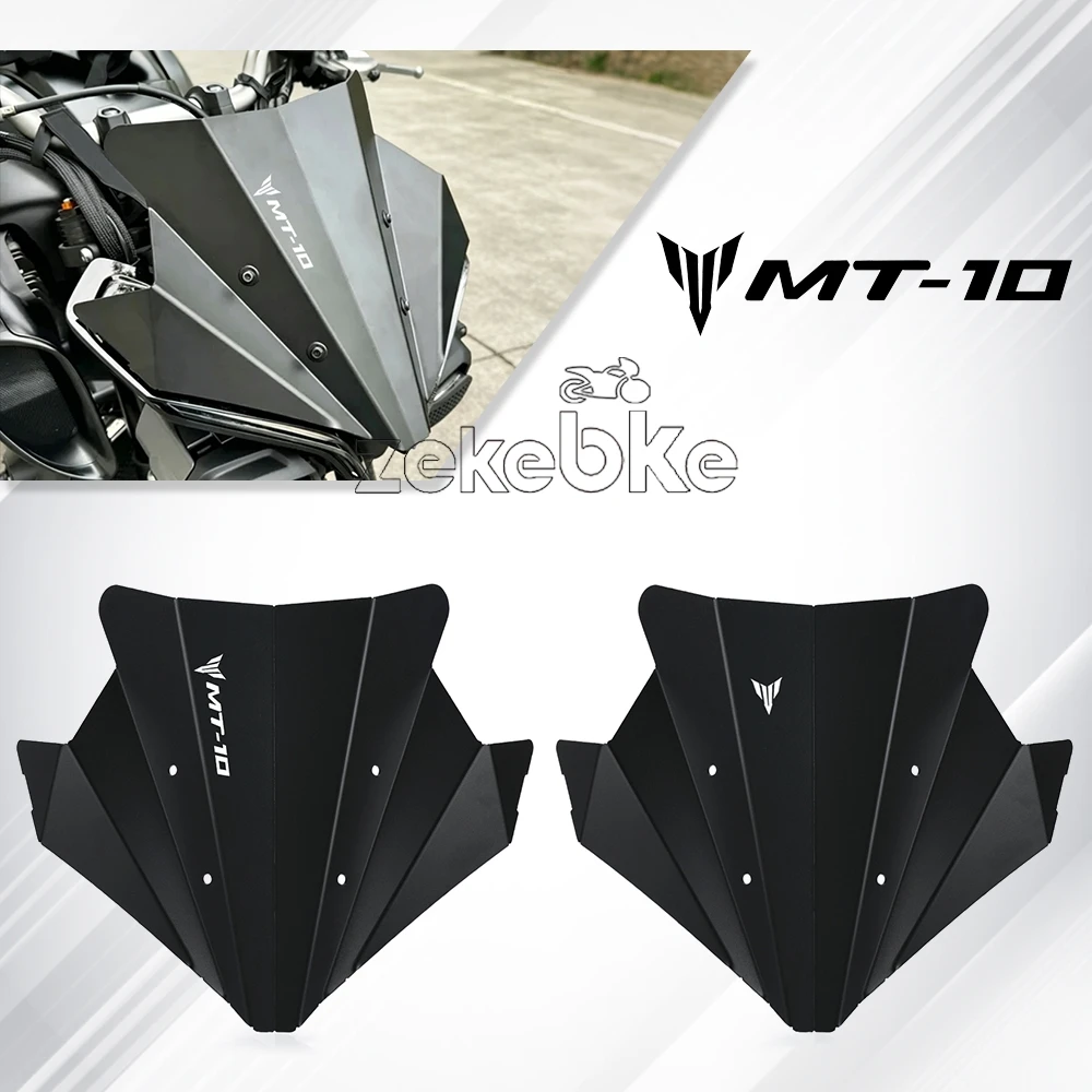 MT 10 MT10 SP 2025 2026 NEW Motorcycle Accessories Windshield Windscreen Airflow Wind Deflector For YAMAHA MT-10 2022 2023 2024