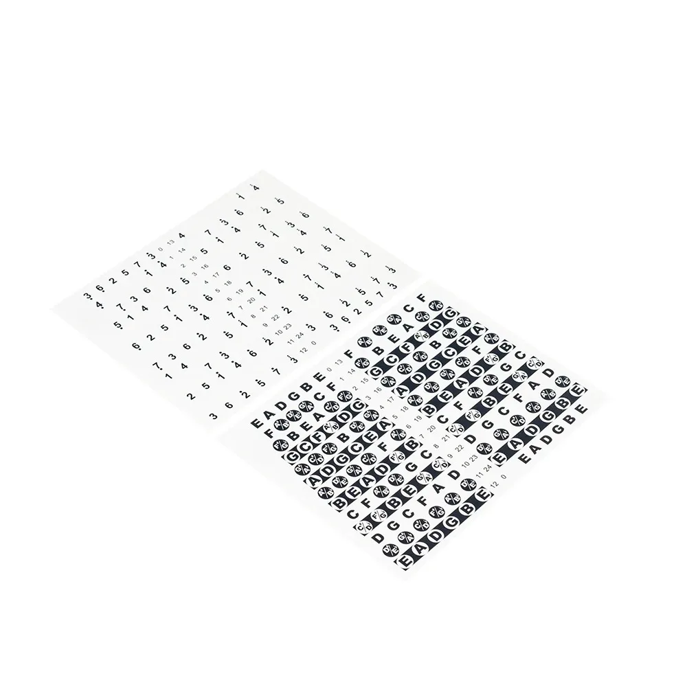 GUITTO GFM-01 Guitar Scales Notes Labels Fret Decals Fretboard Stickers Beginner Learning Sticker Guitar Parts & Accessories