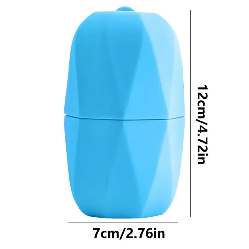 Face Ice Mold Skin Care ผู้ถือน้ําแข็งความงามบนใบหน้า Ice Roller Natural Skin Toning Ice Facial Roller สําหรับ Skin Care เครื่องมือ Ice Facial