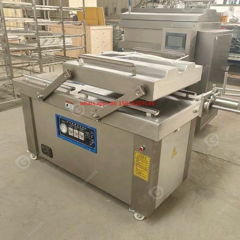 

Large Industry Food Seal Dz600 Brother Sealer Packer Chumber Pack Machine Double Chamber Vacuum Package