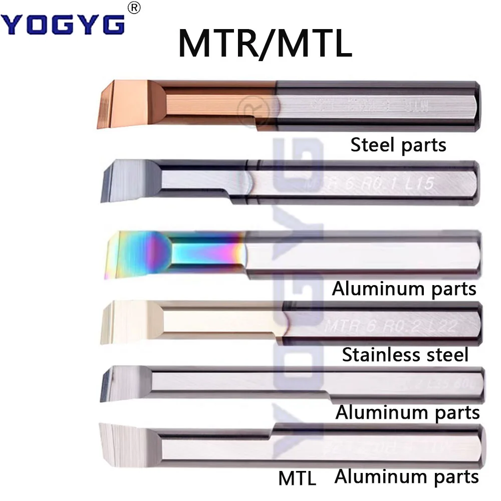 

MTR/MTL 2 3 4 5 6 8 Steel parts stainless steel copper aluminum Inner hole machining integral carbide Inner bore boring tools