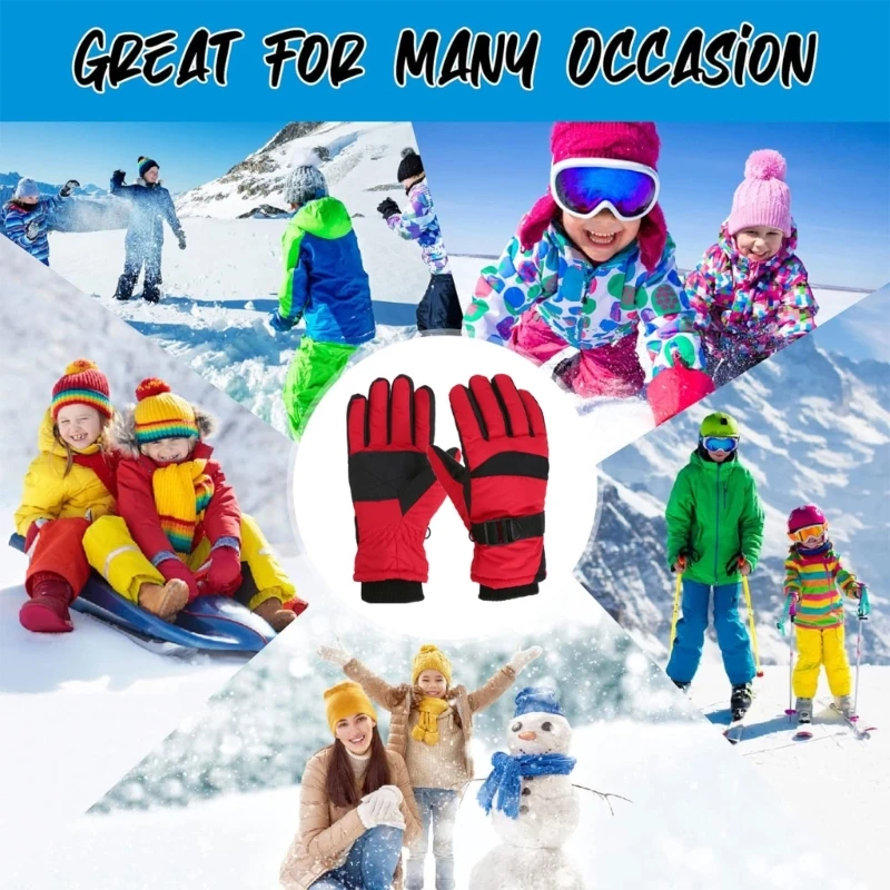 All purpose Kids Gloves Reliable Gloves Winter Warm Gloves for Outdoor Activity