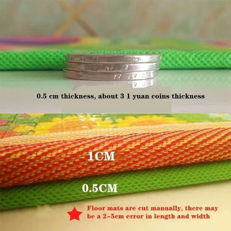 1Cm Thickness EPE Baby Play Mats for Children Rug Playmat Developing Mat Baby Room Crawling Pad Folding Mat Baby Carpet Mat Rug