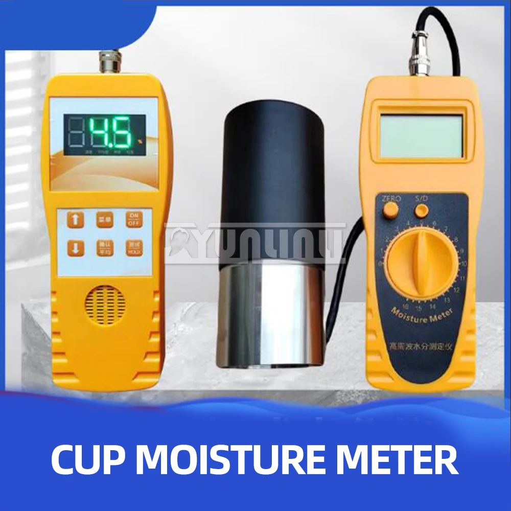 Sand Gravel Soil Moisture Meter 9V Grain Plastic Sawdust Moisture tester 0~90%  ≤85%RH Food Moisture Measurement