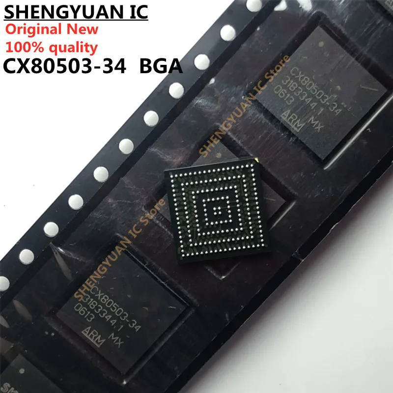 

2 pcs/lot CX80503-34 CX80503 BGA CX805-30 Baseband Processor for Multiband GSM and GPRS Applications Original New 100% quality