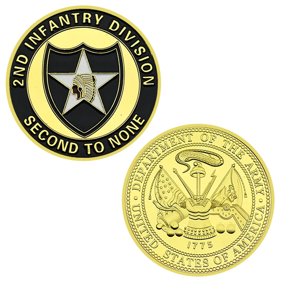 2ND Infantry Division Coin 1775 United States of America Challenge Coin Commemorative Gifts