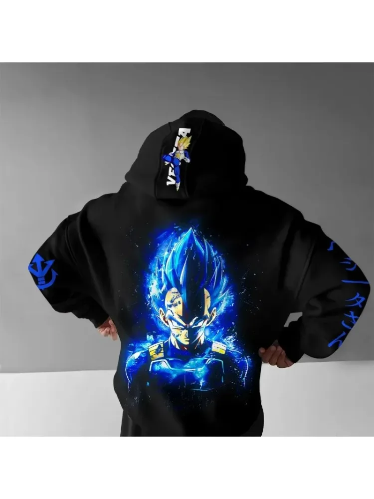 Dragon Ball tendance Explosion animation chaude tendance périphérique pull polyvalent automne et hiver hommes femmes pull à capuche ample