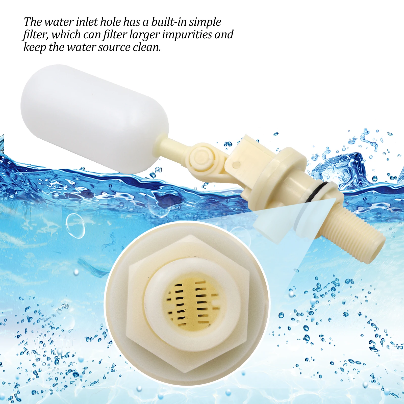 3Pcs Rinder Wasser Schwimmer Ventil 1/2 "für Automatische Wasser Schüssel Pferd Ziege Schafe Schwein Hund Wasser Trog Bauernhof Vieh liefert