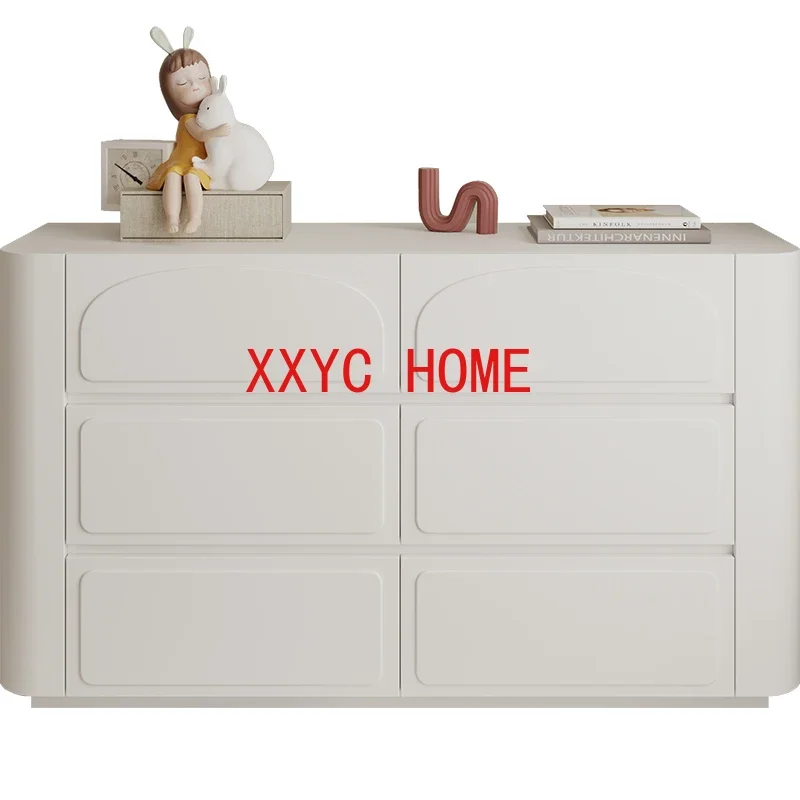 

Modern Minimalist Living Room Drawer Solid Wood Storage Cabinet Bedroom Locker